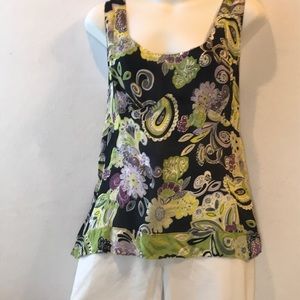 Sigrid  Olsen 100% silk dressy top